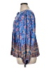 Rusttydustty 100% Viscose Blue Long Sleeve Blouse Size 1X - photo 5