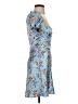 Zara Floral Blue Cocktail Dress Size XS - photo 4