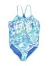 Hurley Tie-dye Blue One Piece Swimsuit Size 5 - 6 - photo 1