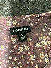 Torrid Floral Purple Short Sleeve Blouse Size 1X Plus (1) - photo 7