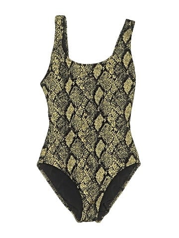 Solid & Striped One Piece Swimsuit (view 1)