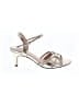 Pink Silver Sandals Size 7 - photo 1
