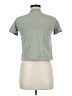 Unbranded 100% Polyester Solid Green Short Sleeve Turtleneck Size M (estimated) - photo 2