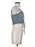 Shein Blue Sleeveless Top Size 4 - photo 4