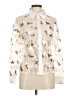 CQ by CQ 100% Polyester Ivory Long Sleeve Blouse Size M - photo 1