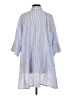 Zara Blue 3/4 Sleeve Button-Down Shirt Size S - photo 2