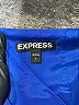 Express Solid Blue Casual Skirt Size 6 - photo 4