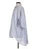 Zara Blue 3/4 Sleeve Button-Down Shirt Size S - photo 5