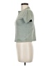 Unbranded 100% Polyester Solid Green Short Sleeve Turtleneck Size M (estimated) - photo 5