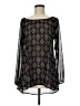 Maurices 100% Polyester Black Long Sleeve Blouse Size M - photo 1