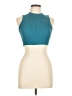 Happily Grey 100% Polyester Teal Sleeveless Top Size L - photo 1