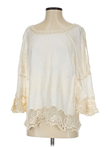 Democracy 3/4 Sleeve Blouse (view 1)