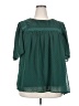 Unbranded 100% Polyester Teal 3/4 Sleeve Blouse Size 2X - photo 1