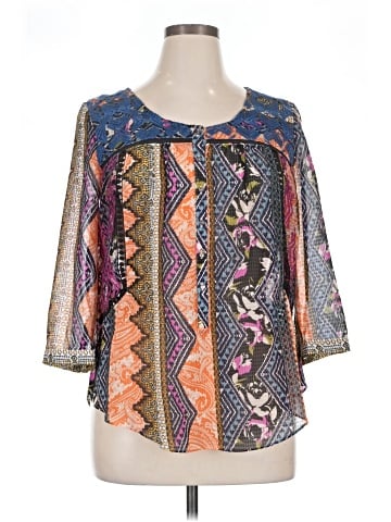 Vanessa Virginia 3/4 Sleeve Blouse (view 1)