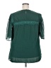 Unbranded 100% Polyester Teal 3/4 Sleeve Blouse Size 2X - photo 2