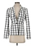 Express Checkered-gingham White Blazer Size 2 - photo 1