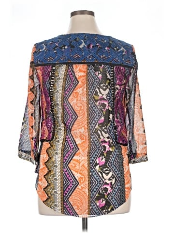 Vanessa Virginia 3/4 Sleeve Blouse (view 2)