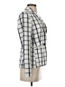 Express Checkered-gingham White Blazer Size 2 - photo 4
