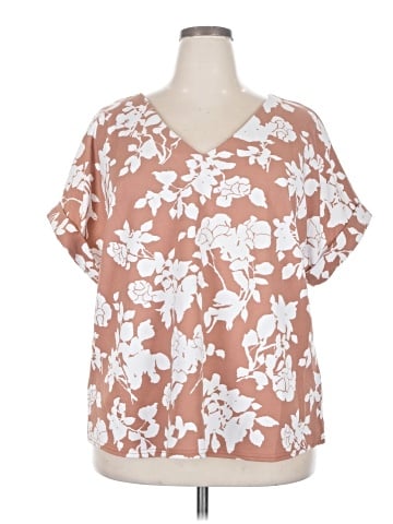 MELLODAY Short Sleeve Blouse (view 1)