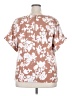 MELLODAY Orange Short Sleeve Blouse Size 2X - photo 2