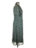 Jason Wu 100% Polyester Print Teal Casual Dress Size 2 - photo 4