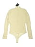 Privacy Please 100% Cotton Yellow Bodysuit Size M - photo 2
