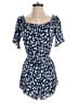 Aeropostale 100% Rayon Hearts Blue Romper Size S - photo 1