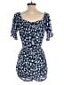 Aeropostale 100% Rayon Hearts Blue Romper Size S - photo 2
