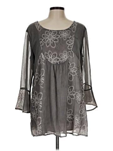 Cal Style 3/4 Sleeve Blouse (view 1)
