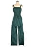 Universal Thread 100% Cotton Solid Green Jumpsuit Size XS - photo 1