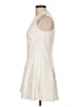 J. McLaughlin Solid Ivory Cocktail Dress Size M - photo 5