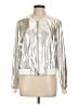 Allegra K Metallic Silver Jacket Size L - photo 1