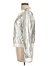 Allegra K Metallic Silver Jacket Size L - photo 5