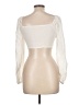 Shein 100% Rayon Ivory Long Sleeve Blouse Size L - photo 2