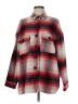 Revel Plaid Red Coat Size M - photo 1