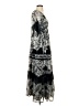 Vineet Bahl 100% Polyester Floral Blue Black Cocktail Dress Size XS - photo 4