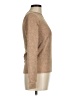 Pink Lily Tan Long Sleeve Top Size M - photo 4