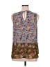 CAbi 100% Polyester Green Sleeveless Blouse Size XL - photo 2