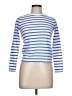 NBD 100% Cotton Blue Long Sleeve Turtleneck Size 10 - photo 1