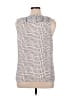 CAbi 100% Polyester White Sleeveless Blouse Size XL - photo 2
