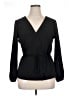 J.Crew 100% Polyester Black Long Sleeve Blouse Size 14 (tall) - photo 1