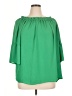 Violet & Claire 100% Polyester Green 3/4 Sleeve Blouse Size 1X - photo 1