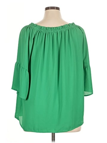 Violet & Claire 3/4 Sleeve Blouse (view 2)