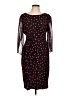 Connected Apparel Polka Dots Black Cocktail Dress Size 12 (petite) - photo 1