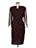 Connected Apparel Polka Dots Black Cocktail Dress Size 12 (petite) - photo 2