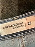 Just Black Blue Jeans Size 25 waist - photo 7