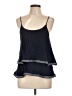 Papaya 100% Polyester Blue Sleeveless Top Size L - photo 1