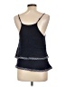 Papaya 100% Polyester Blue Sleeveless Top Size L - photo 2