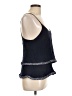 Papaya 100% Polyester Blue Sleeveless Top Size L - photo 4