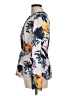 Halogen 100% Polyester Floral Ivory Long Sleeve Blouse Size M - photo 5